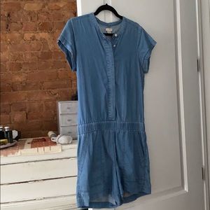 Denim romper